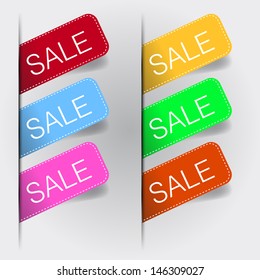 Sale Labels Set SImple Design
