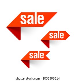 Sale labels, special offer, vector illustration
