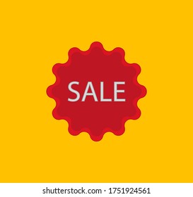 sale labels, template. Blank labels, discount and price on paper. Special offer. Vintage. Vector illustration.