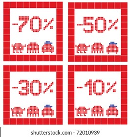 sale labels (vector)