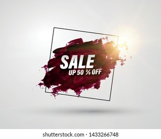 Sale layout background for business, promotion and advertising. Shopping discount promotion. Template for discount coupon, brochure, sale, banner, flyer, poster.