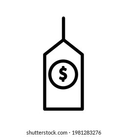 Sale line icon. Business symbol. simple illustration. Editable stroke. Design template vector