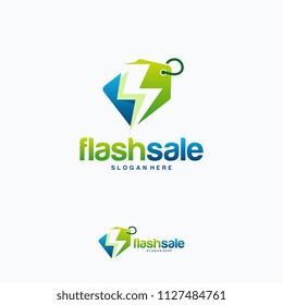 Sale Logo designs vector, Flash Sale logo template