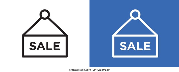 sale logo sign set vector outline
