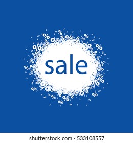 Sale logo, vector