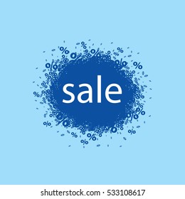 Sale logo, vector