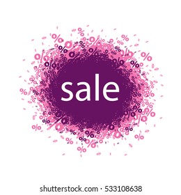 Sale logo, vector