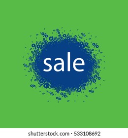 Sale logo, vector