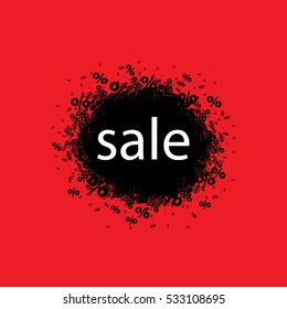Sale logo, vector