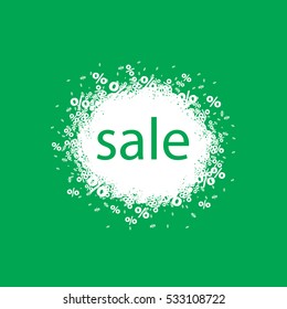 Sale logo, vector