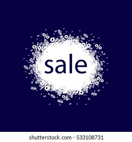 Sale logo, vector