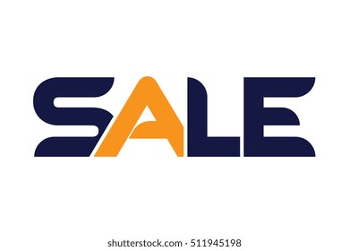 sale logotype vector.
