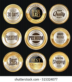 Sale luxury golden labels collection 