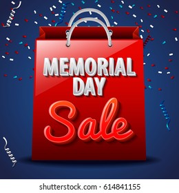 Sale/ Memorial Day Background Illustration