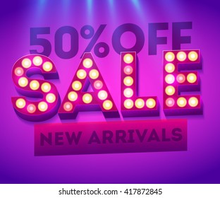 Sale New Arrivals banner. Sales templates. Template for sale and advertising. Discount flyer. Sale discount. Sale template. Sale design. Sale vector. Sale poster.