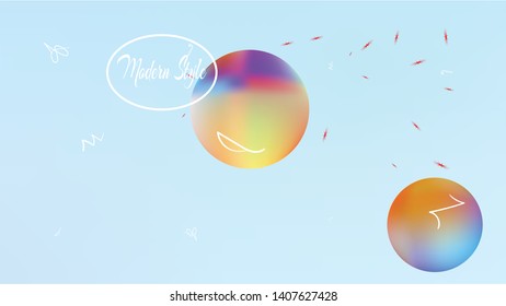 Sale of a new collection of backgrounds. Colorful hi-res and fresh. Illustration, colorful. Stars, planets, signs.