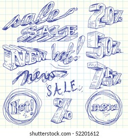 sale and new doodles