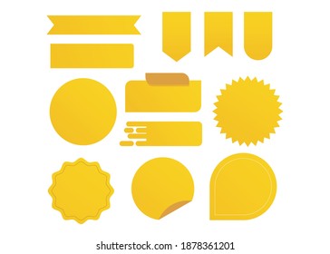 Sale and New Label collection set. Sale tags 30, 50, 70. Discount ribbons, banners and icons. Shopping Tags. Sale icons.isolated on white background, vector illustration