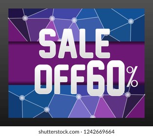 sale off 60% label