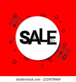 Sale Offer Banner For Bussines Discount, Vector Illustration 