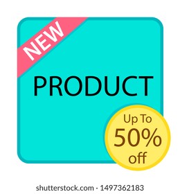 sale offer banner. vector design of promotion product 