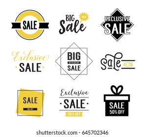 Sale offer banners