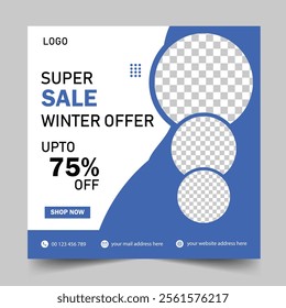 Sale Offer Design Banner Template pack. Social Media Post Fashion Square Flyer Template. Discount Poster Design Bundle Web Banner.