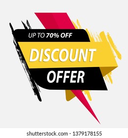 Sale Offer Exclusive Abstract