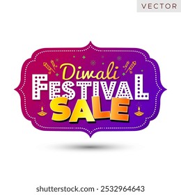 Venda, oferta, compras, ofertas, desconto Logotipo e design de fundo para Diwali festival da Índia.