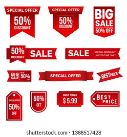 sale offer special discount tag designs