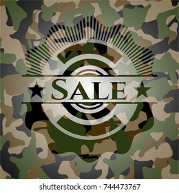 Sale on camo pattern
