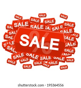 SALE on price tag