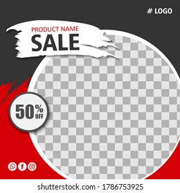 sale on Website or Mobile Application Vector Concept Marketing and Digital marketing.