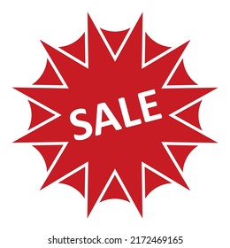 Sale on a white background. Vector illustration.
