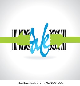 sale open concept bar code pull by hand 