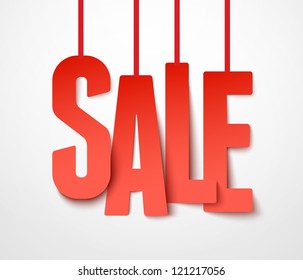 Sale paper. Vector.