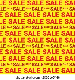 Sale pattern background. New Year. Vector illustration