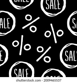 Sale pattern background Percent logo icon sign