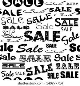 Sale pattern.  Vector eps 10 illustration.