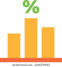 Verkaufsprozentsatz, Vektorgrafik