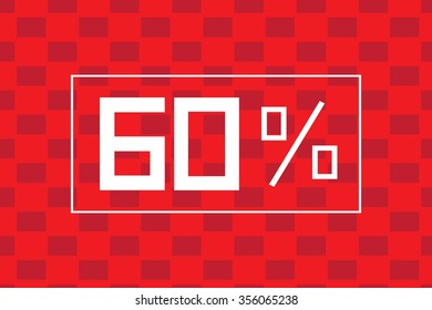 Sale percents. Vector.