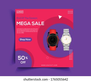 Sale Post Web Banner Template