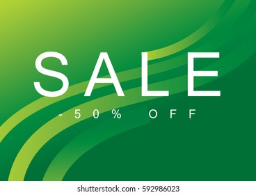 Sale poster with abstract background pattern/ Line vector art background