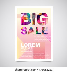Sale Poster background 