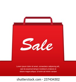 Sale poster and background - Vector format