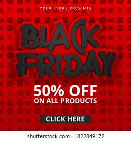 Sale poster black friday sale