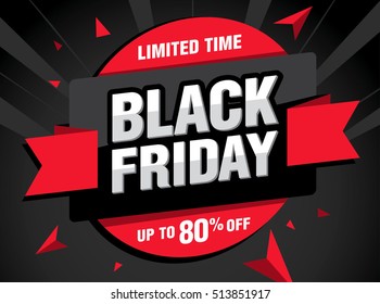 Sale poster of black friday