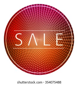 Sale poster. Colorful vector background.
