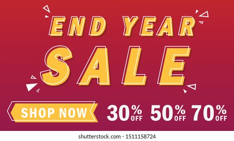 Sale poster design. wallpaper. background. year end sale poster.