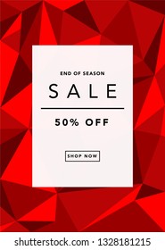 Sale poster, modern promotion web banner for shopping mall, mobile apps, website, newsletter, ads, coupons, promotional material. Elegant sale and discount promo background with abstract pattern.